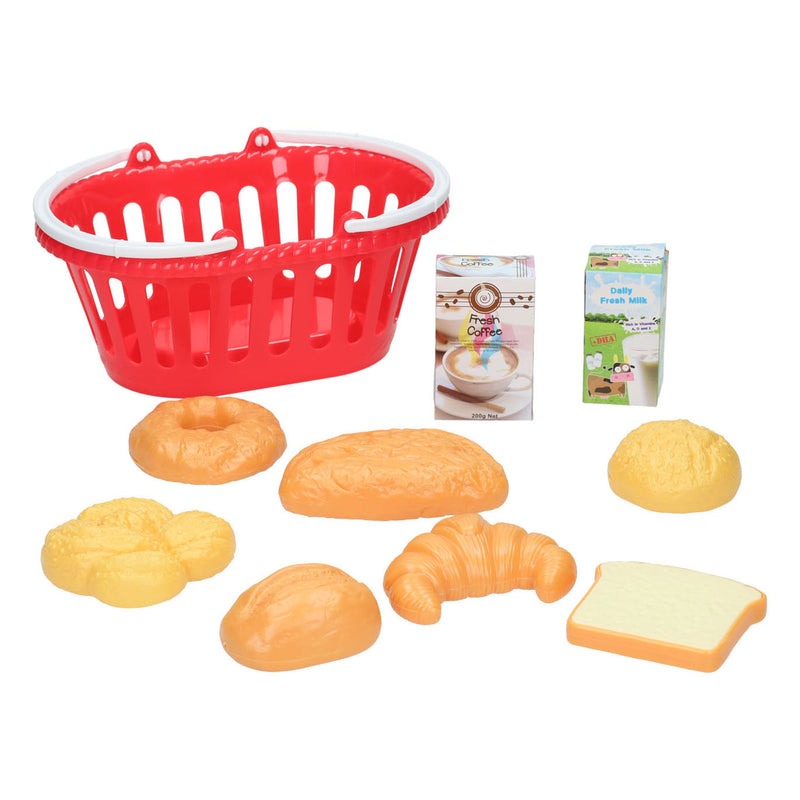 Afbeelding laden in galerijviewer, Playgo mandje met brood - 10dlg.