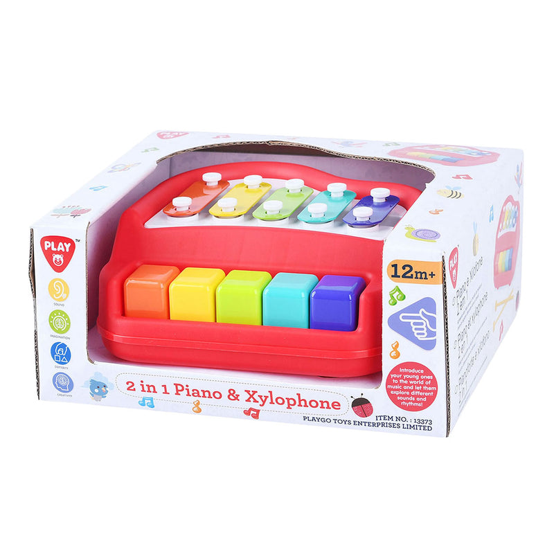 Chargez l'image dans la visionneuse de la galerie, Playgo 2in1 piano en xylofoon