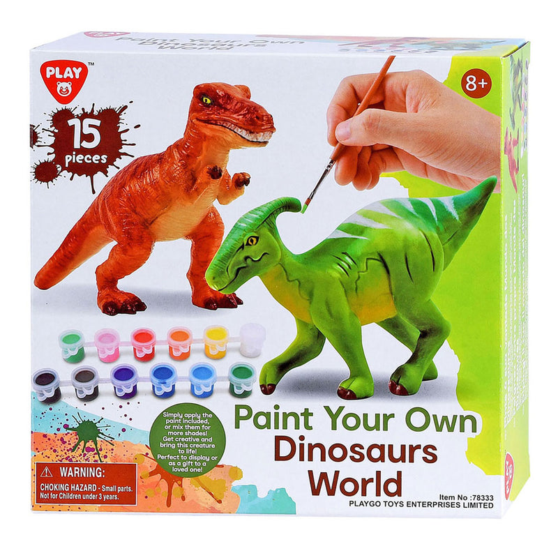 Load image into Gallery viewer, Playgo verf je eigen dino's - 15dlg.