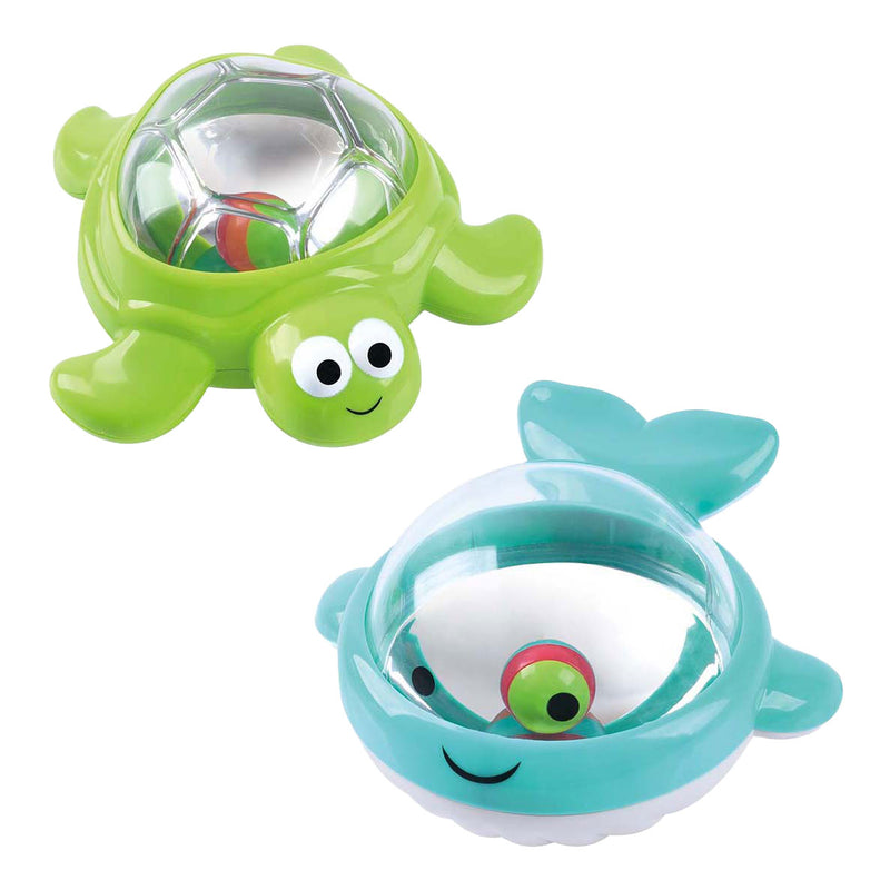 Load image into Gallery viewer, Playgo badspeelgoed tub twinklers - walvis en schildpad - 2st.