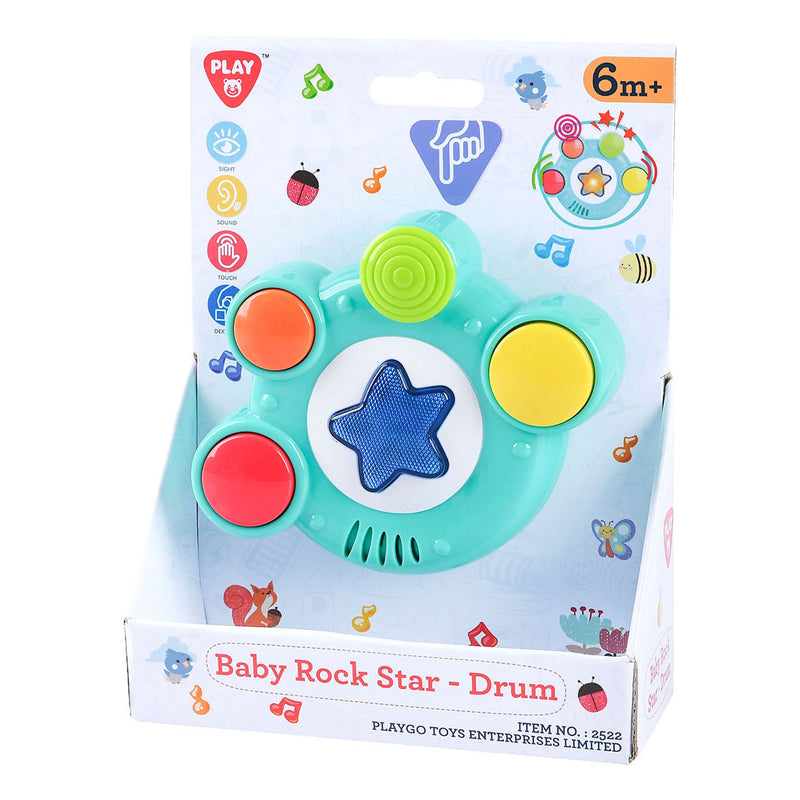 Load image into Gallery viewer, Playgo baby rock star trommel klein