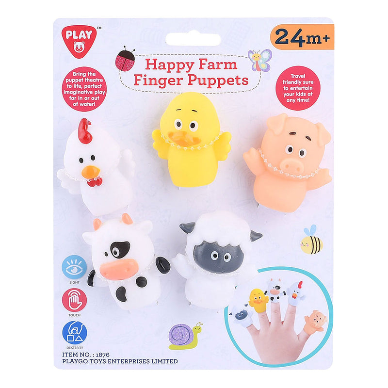 ギャラリービューアに画像をロードする, Playgo vingerpoppetjes boerderijdieren - 5st.