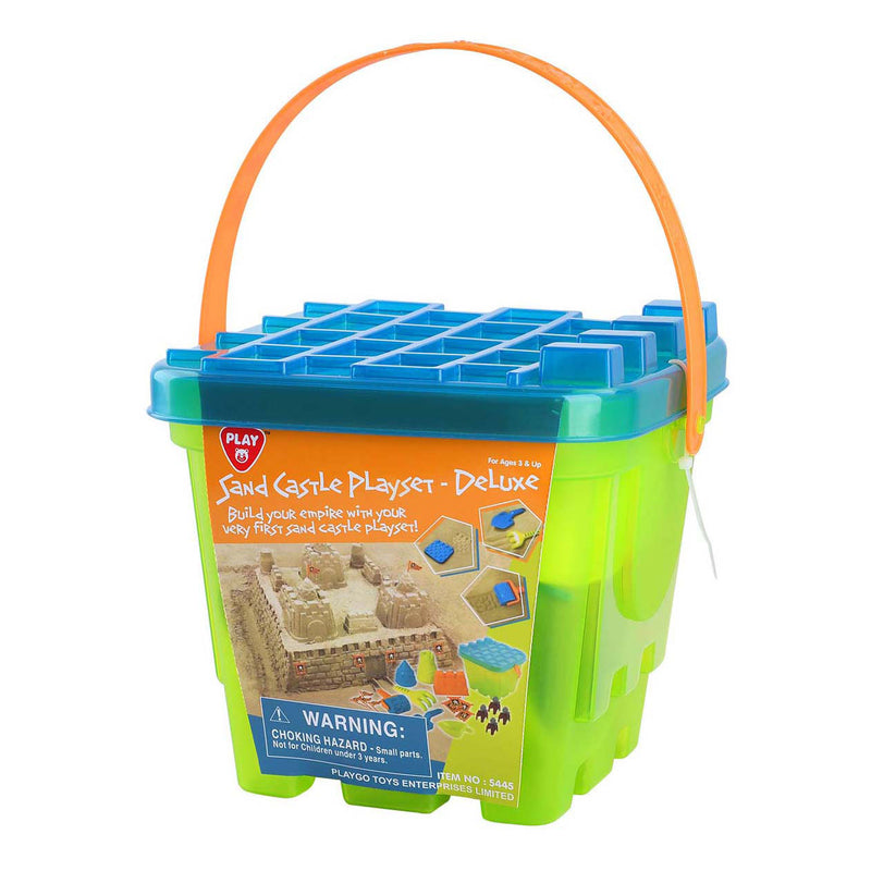 Afbeelding laden in galerijviewer, Playgo strandset kasteel met accessoires, 21dlg.