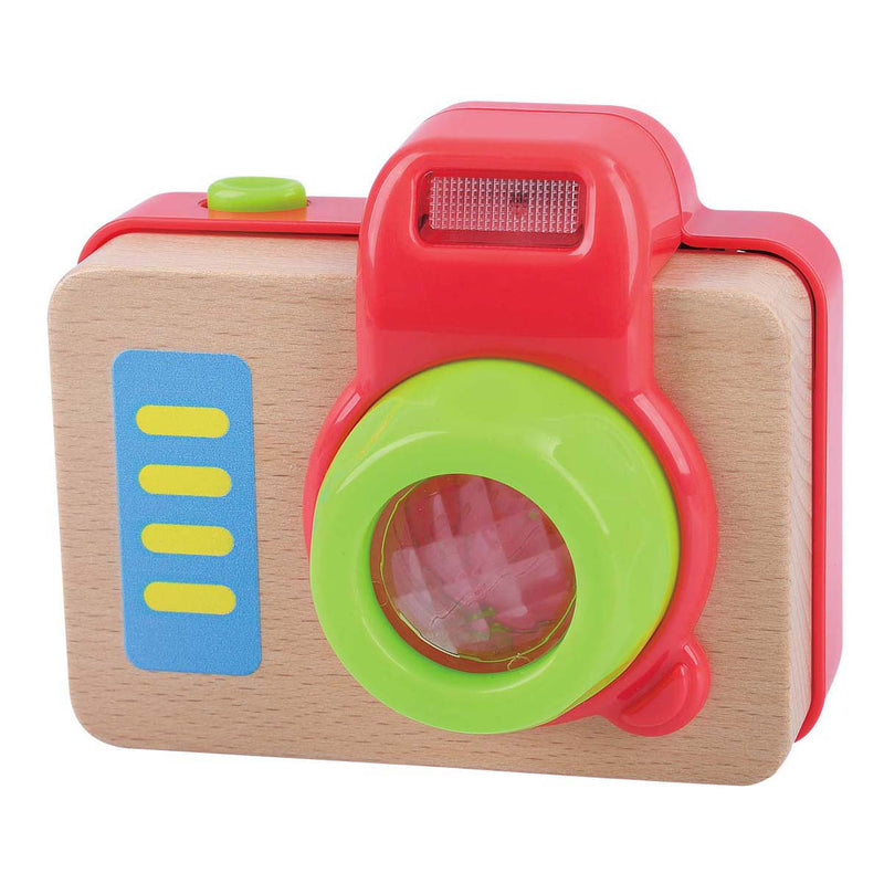 Load image into Gallery viewer, Playgo houten speelgoedcamera