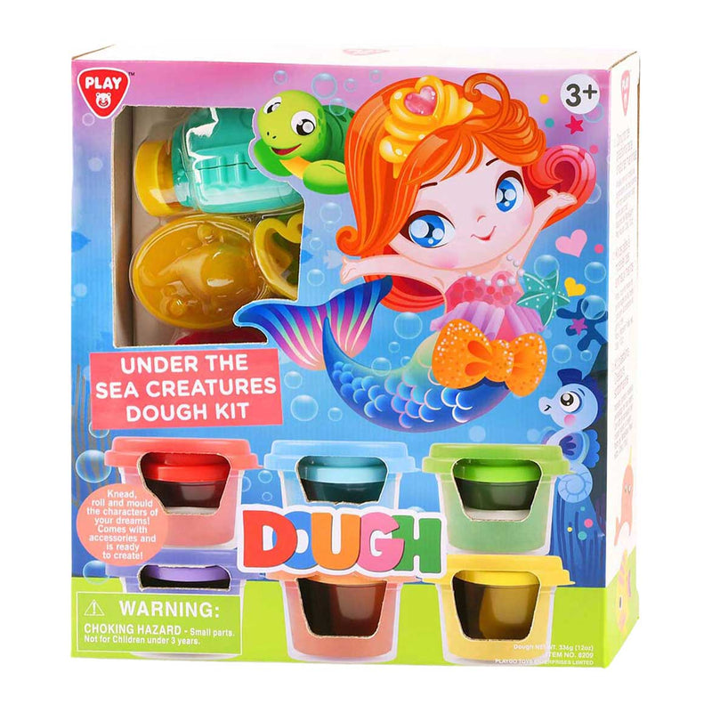 Load image into Gallery viewer, Playgo diep in de zee kleiset - 6 kleipotjes