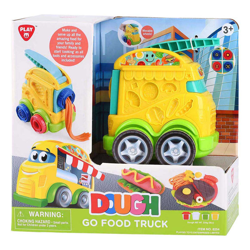 Load image into Gallery viewer, Playgo food truck kleiset - 4 kleipotjes