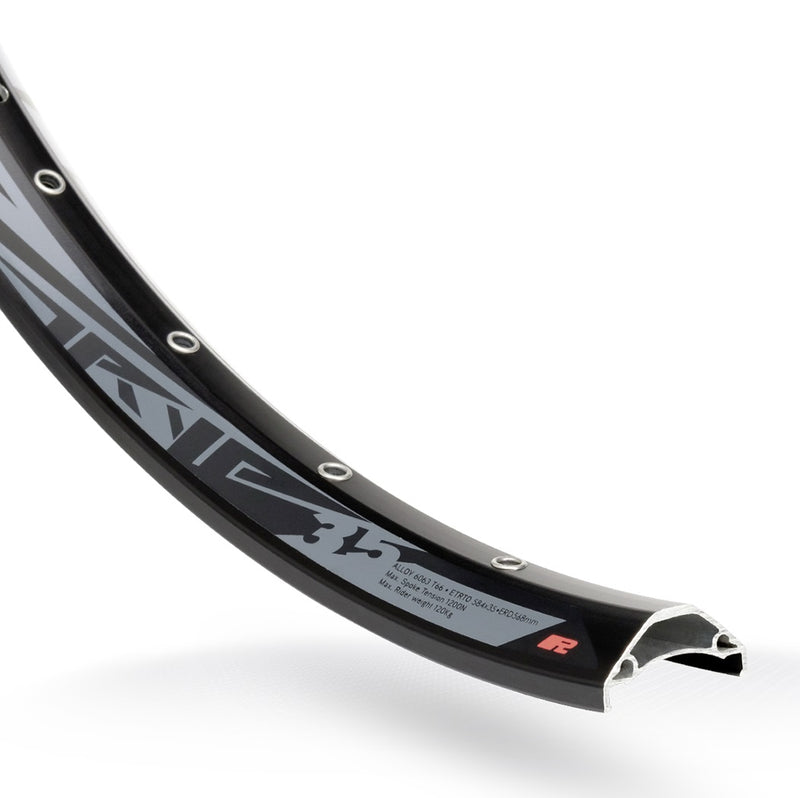 Load image into Gallery viewer, Rodi Velg TRYP 35 27.5 584 x 35C aluminium 32 gaats disc zwart