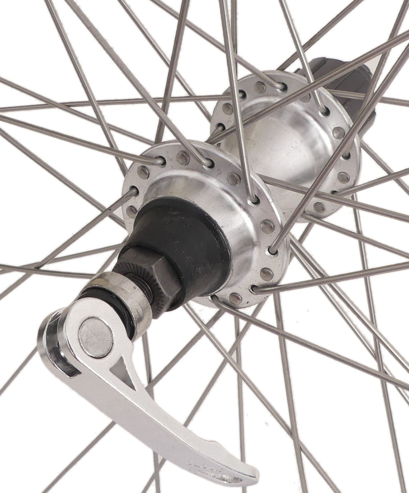 Load image into Gallery viewer, Rodi Achterwiel 28 inch 622x19 Skorpion 36 gaats FM32 8 9 speed naaf + QR zilver