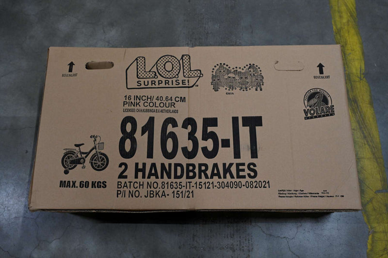 Load image into Gallery viewer, LOL Surprise Kinderfiets - Meisjes - 16 inch - Roze - Twee Handremmen