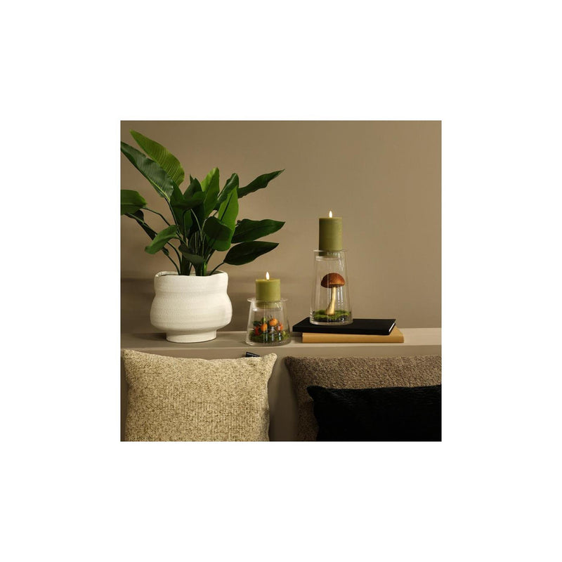 Cargue la imagen en el visor de la galería, Countryfield deco glas hanny met komdeksel helder 14xh13,5cm