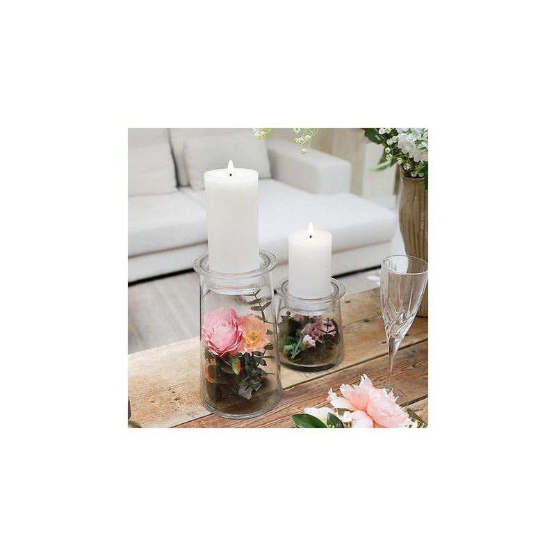 Cargue la imagen en el visor de la galería, Countryfield deco glas hanny met komdeksel helder 14xh23,5cm