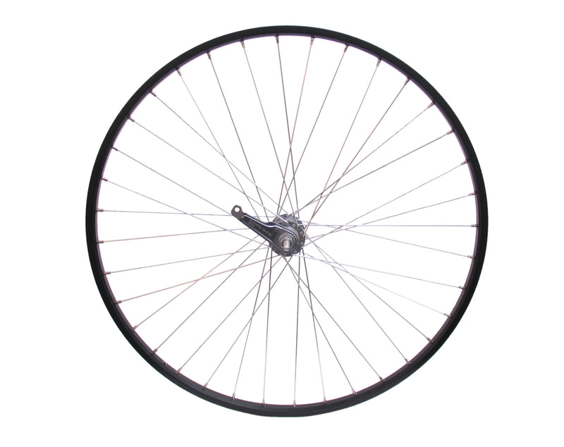 Load image into Gallery viewer, Shimano Achterwiel 28 x 1 4 aluminum remnaaf zwart