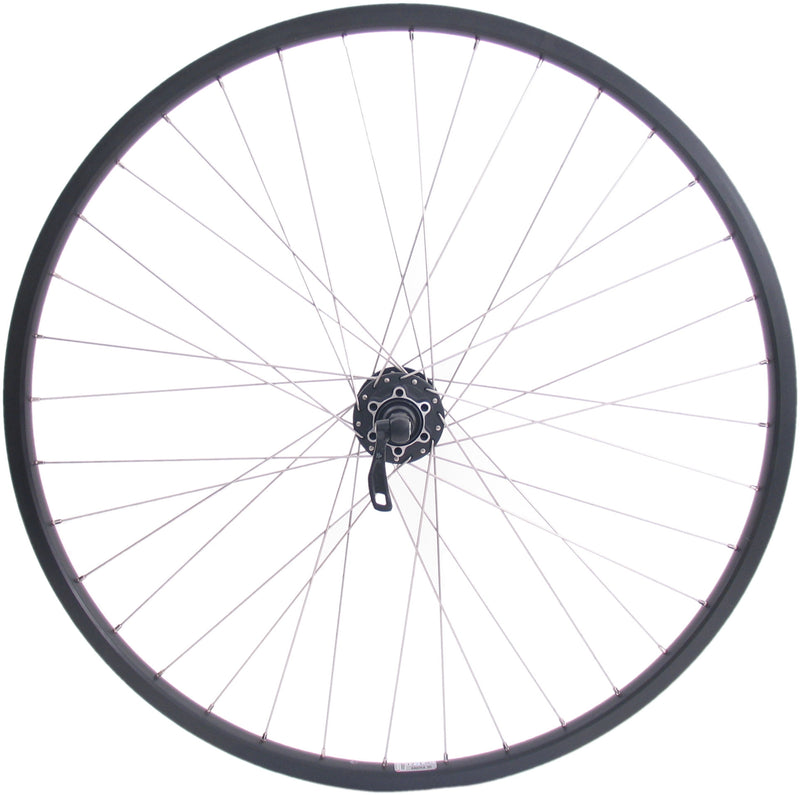 Load image into Gallery viewer, Shimano achterwiel 28 29 622x19c ryde andra 30 velg met fh-m525 8 9 10 speed naaf voor 6 bouts remschijf - zwart