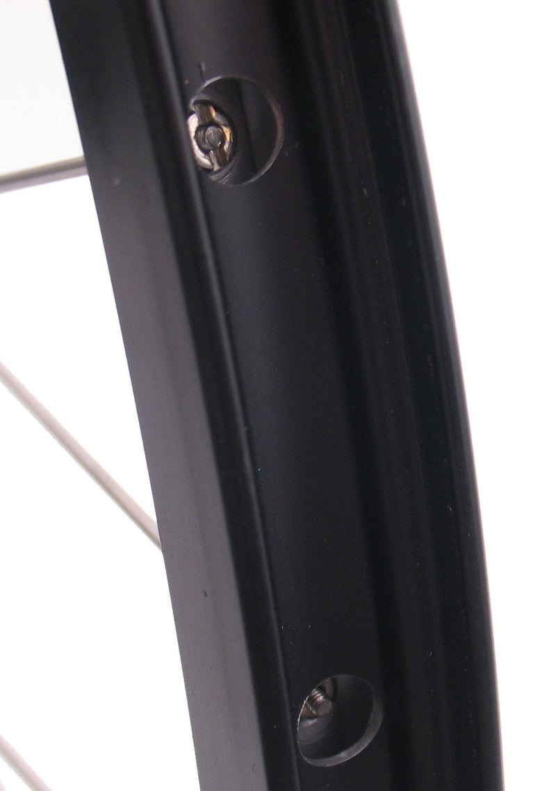 Load image into Gallery viewer, Shimano voorwiel 26 559x19c ryde andra 30 velg met fh-m525 naaf voor 6 bouts remschijf - zwart
