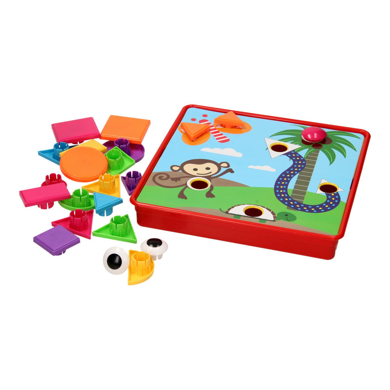 Afbeelding laden in galerijviewer, Vormenpuzzels met kleurenkaarten, 33dlg.
