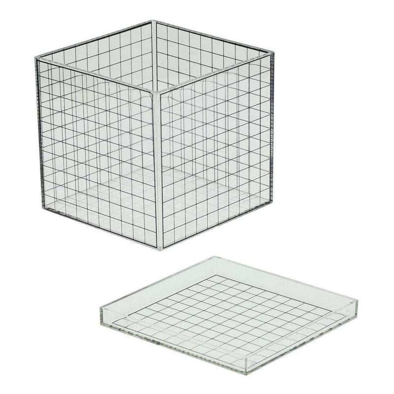 Afbeelding laden in galerijviewer, Albatros hengelsport transparante 3d rasterkubus - 10x10x10 cm