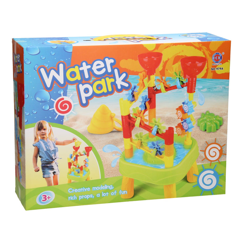 Load image into Gallery viewer, Waterspeelbaan met watermolens