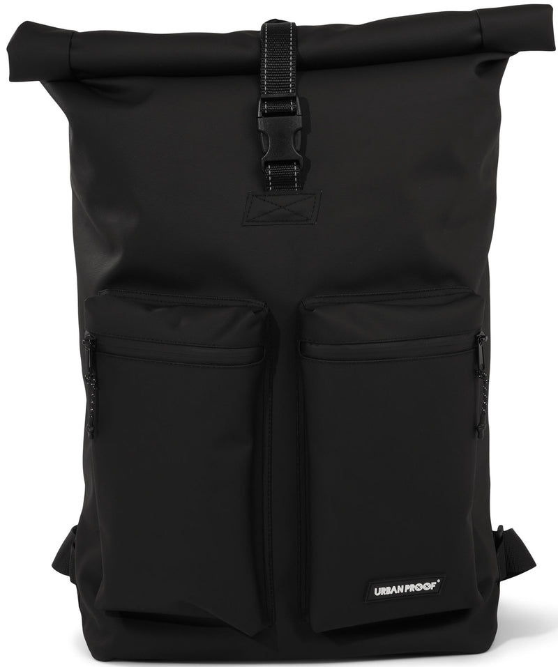Load image into Gallery viewer, UrbanProof Urbanproof rolltop commuter fietstas 20l zwart