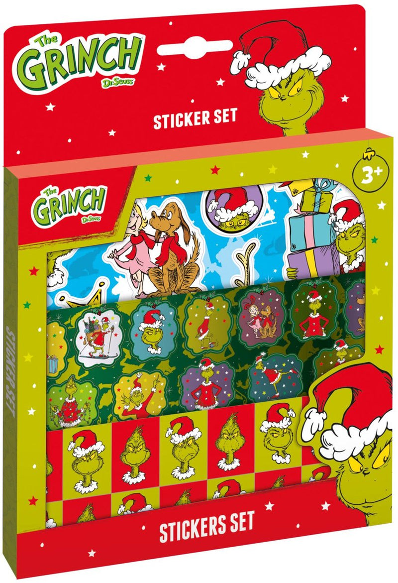Laden Sie das Bild in Galerie -Viewer, Totum the grinch stickerset 3 vellen stickers met speeldecor - speelgoed jongens en meisjes vanaf 3 jaar - kaarten maken
