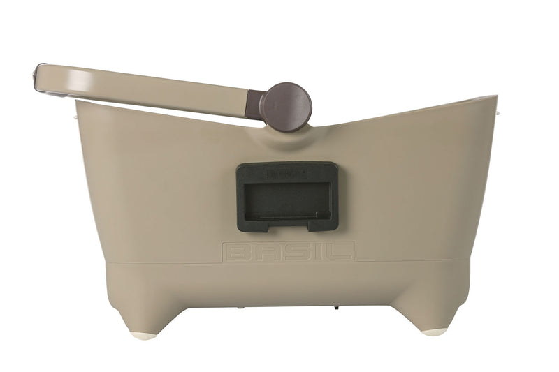 Load image into Gallery viewer, Basil Buddy KF - hondenfietsmand - voorop - biscotti bruin