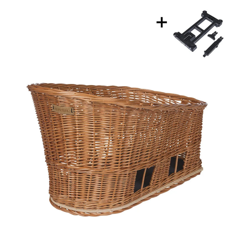 Load image into Gallery viewer, Basil rieten hondenmand mik groot 50cm pasja 54025 (54023)