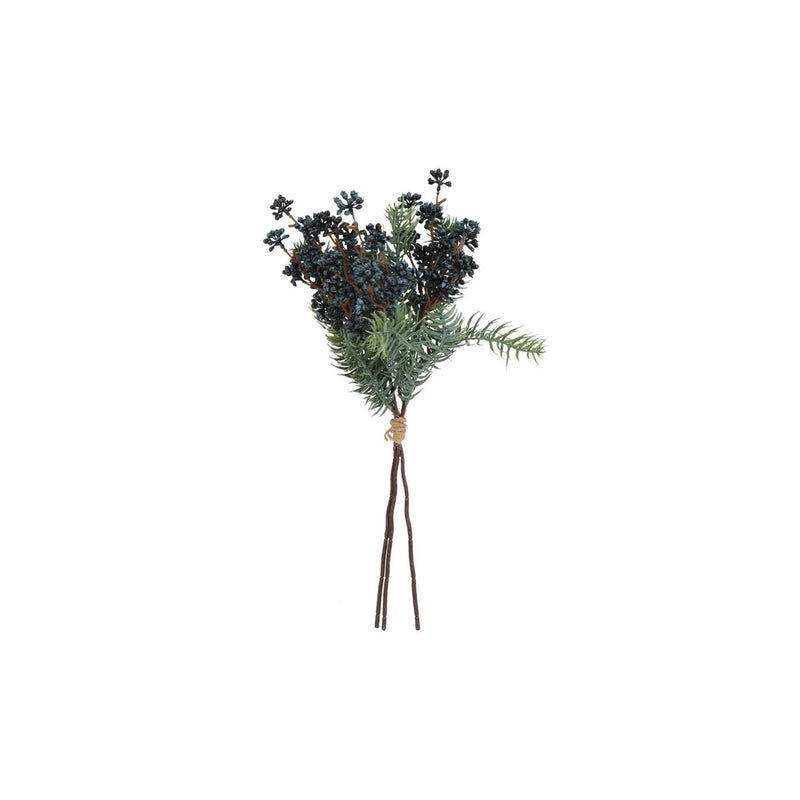 Cargue la imagen en el visor de la galería, Countryfield kunsttak hedera bes blauw groen 46xh23cm