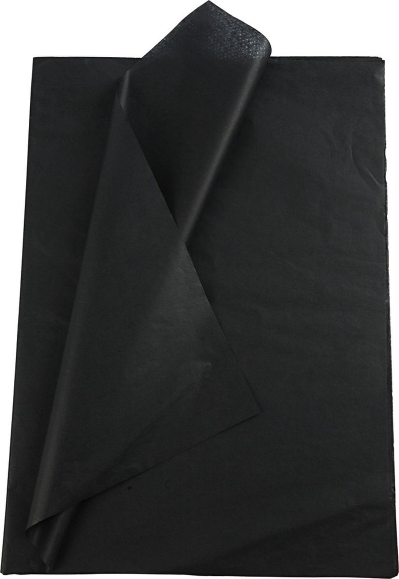 Afbeelding laden in galerijviewer, Creativ company tissuepapier zwart 10 vellen 14 gr, 50x70cm