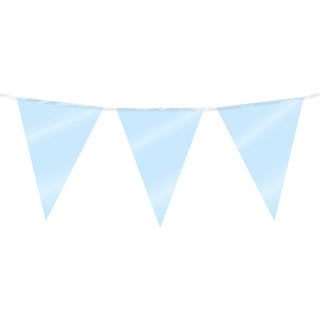 ギャラリービューアに画像をロードする, Party vlaggenlijn baby blauw | 6 stuks