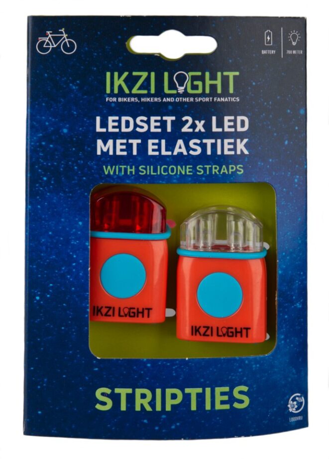Load image into Gallery viewer, IkziLight LED rood verlichting set Mini siliconen (hangverpakking)
