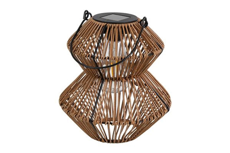 Afbeelding laden in galerijviewer, Countryfield solar lantaarn onora-pearl s bruin 8x21x23cm