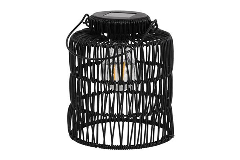 Cargue la imagen en el visor de la galería, Countryfield solar lantaarn onora s zwart 8x15x19cm