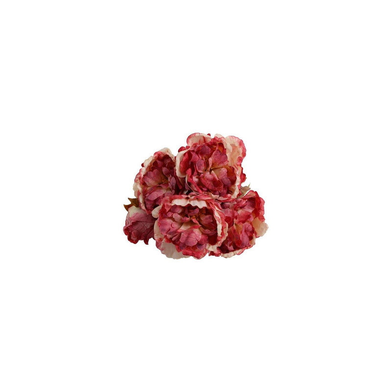 Afbeelding laden in galerijviewer, Countryfield kunstbloem peaonia pia roze zijde h46cm