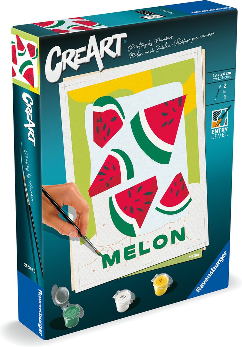 Afbeelding laden in galerijviewer, Ravensburger creart schilderen op nummer - meloen