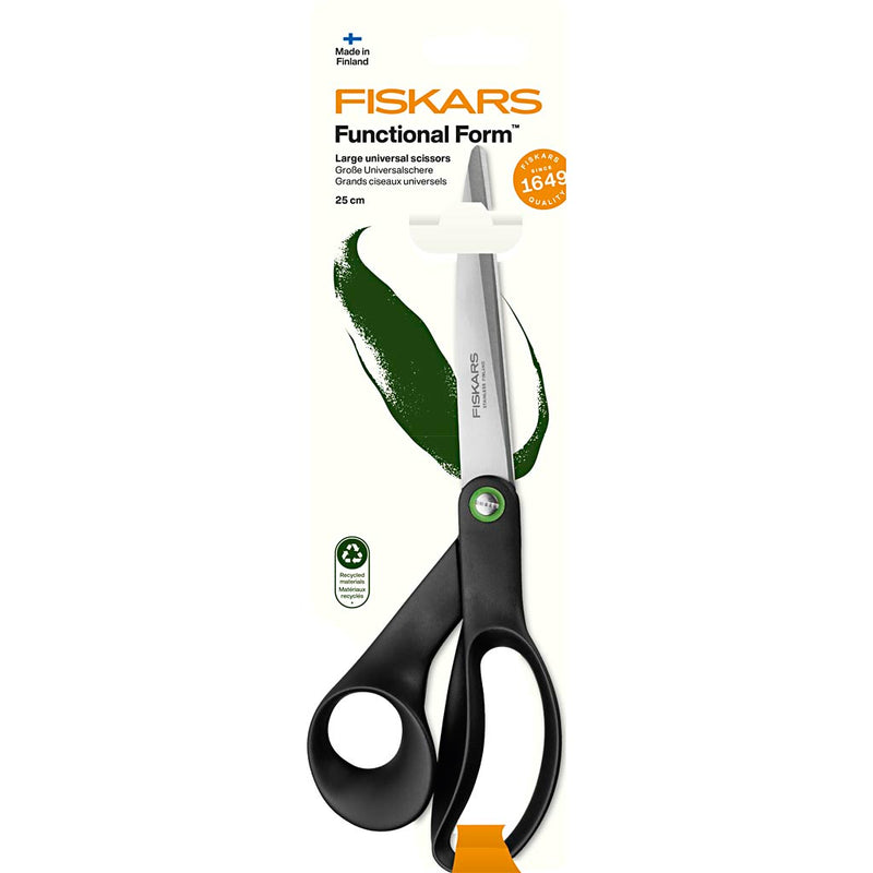 Chargez l'image dans la visionneuse de la galerie, Fiskars https: www.cchobby.nl -universele-scharen-l-24-cm-rechtshandig-zwart-1-stuk