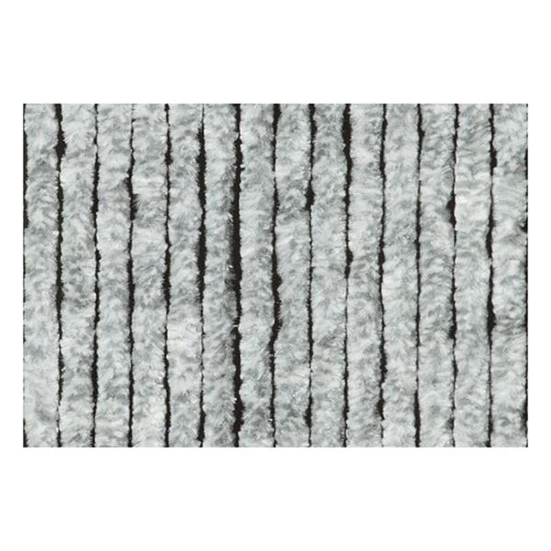 Afbeelding laden in galerijviewer, Wicotex kattenstaart deurgordijn 90x220 grijs wit 100% polypropyleen