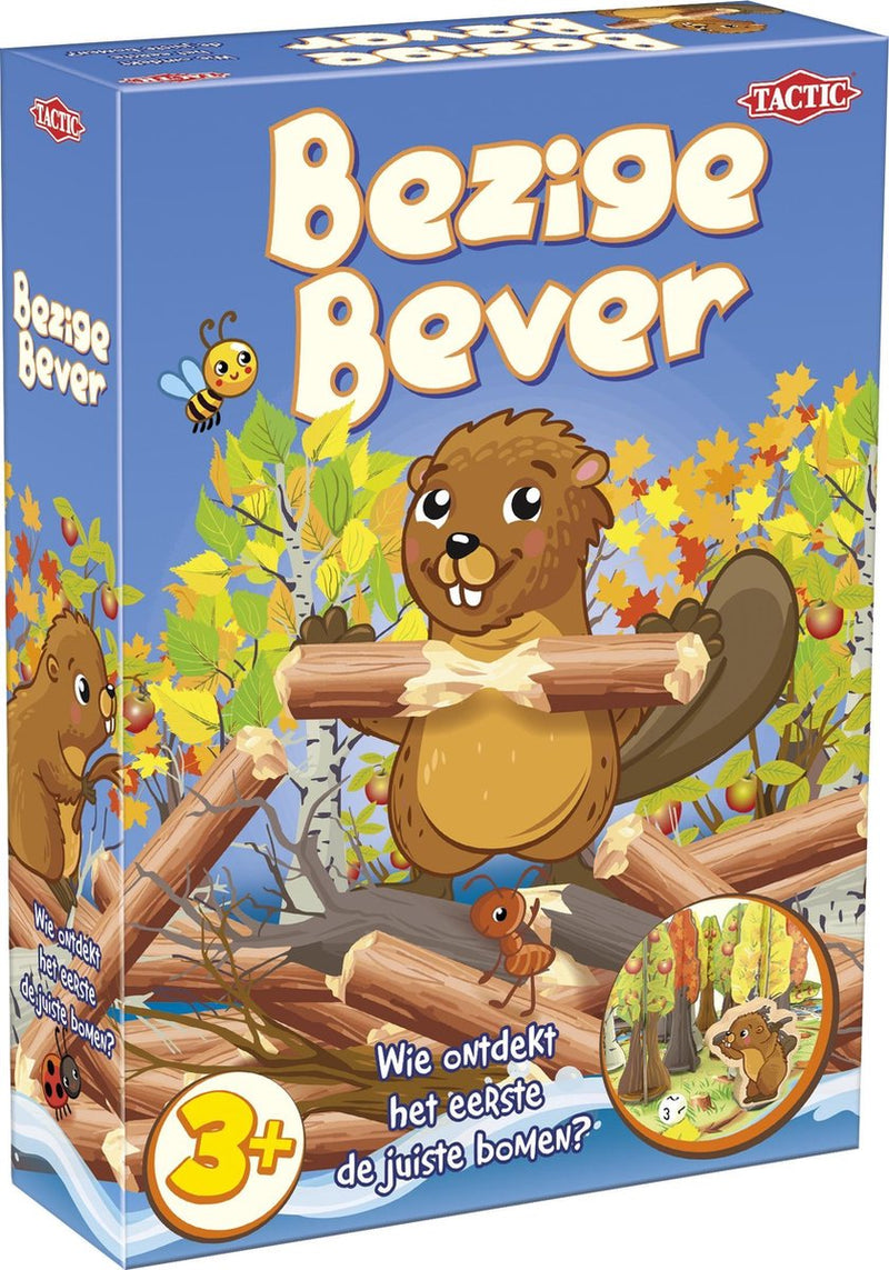 Chargez l'image dans la visionneuse de la galerie, Tactic bezige bever – bordspel – geheugenspel met bouwen – spelenderwijs leren – familiespel – 2 tot 4 spelers – vanaf 3 jaar