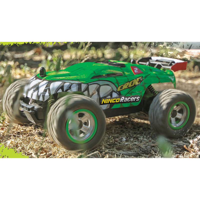 Laden Sie das Bild in Galerie -Viewer, Ninco ninco rc croc monstertruck 1:22 groen zwart
