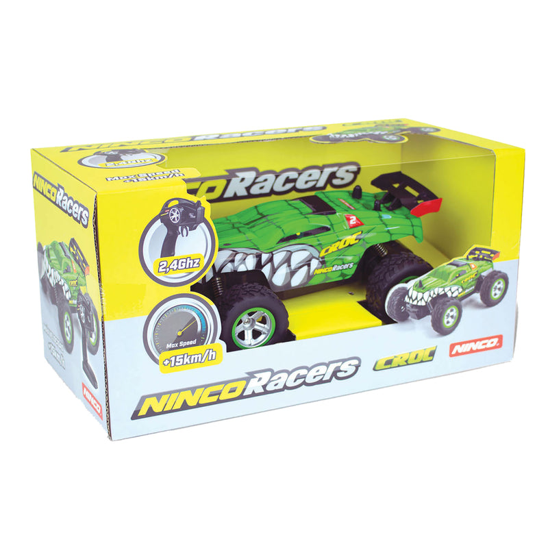 Laden Sie das Bild in Galerie -Viewer, Ninco ninco rc croc monstertruck 1:22 groen zwart