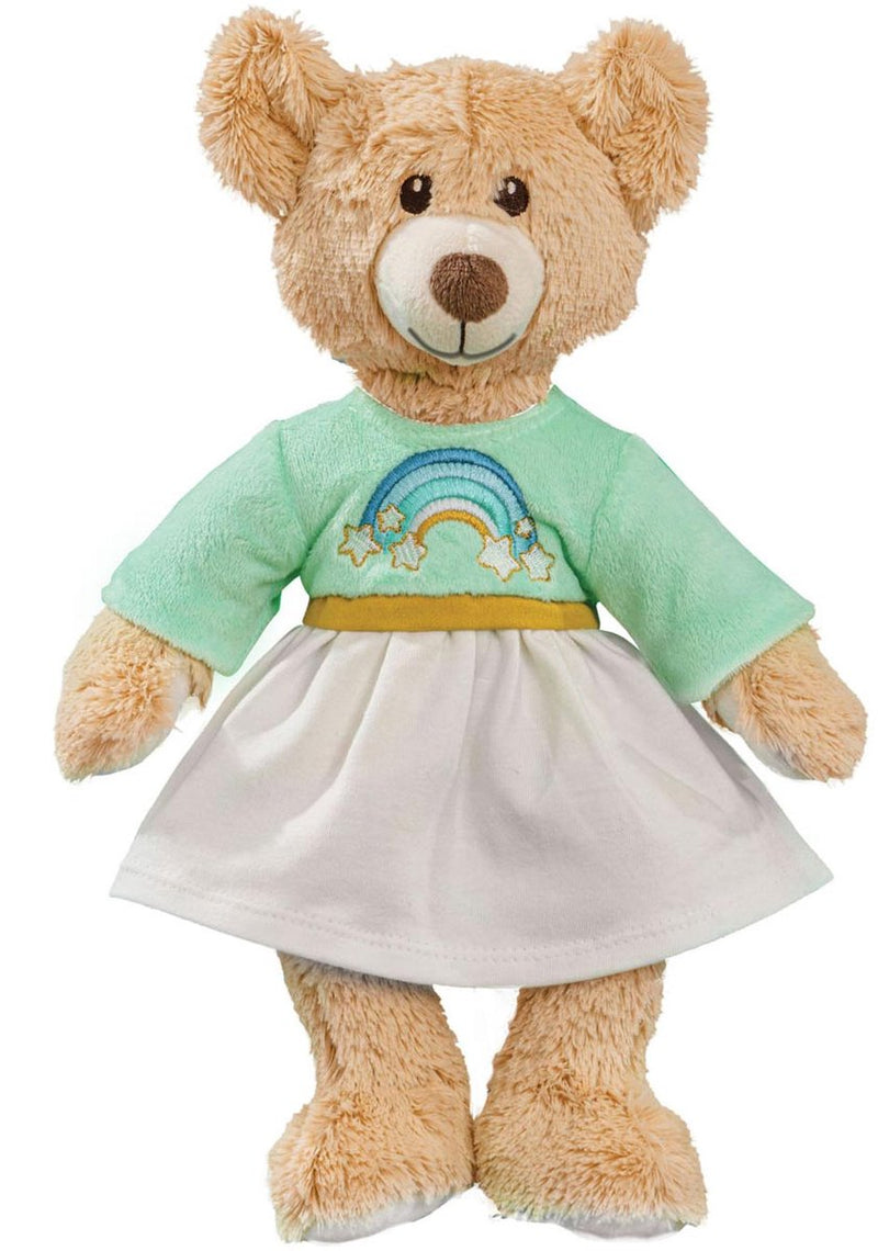 Afbeelding laden in galerijviewer, Heless knuffel pluche teddy rainbow , 42cm