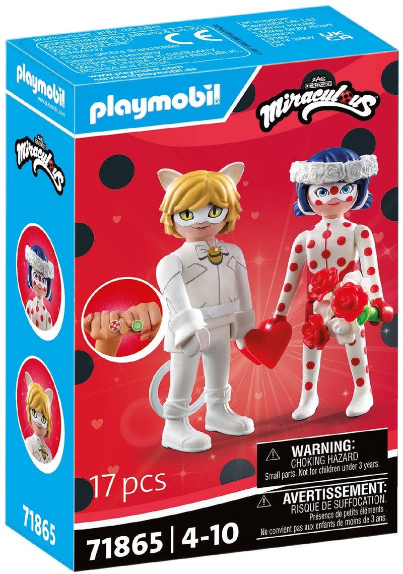 ギャラリービューアに画像をロードする, Playmobil miraculous droombruiloft van ladybug cat noir - 71865