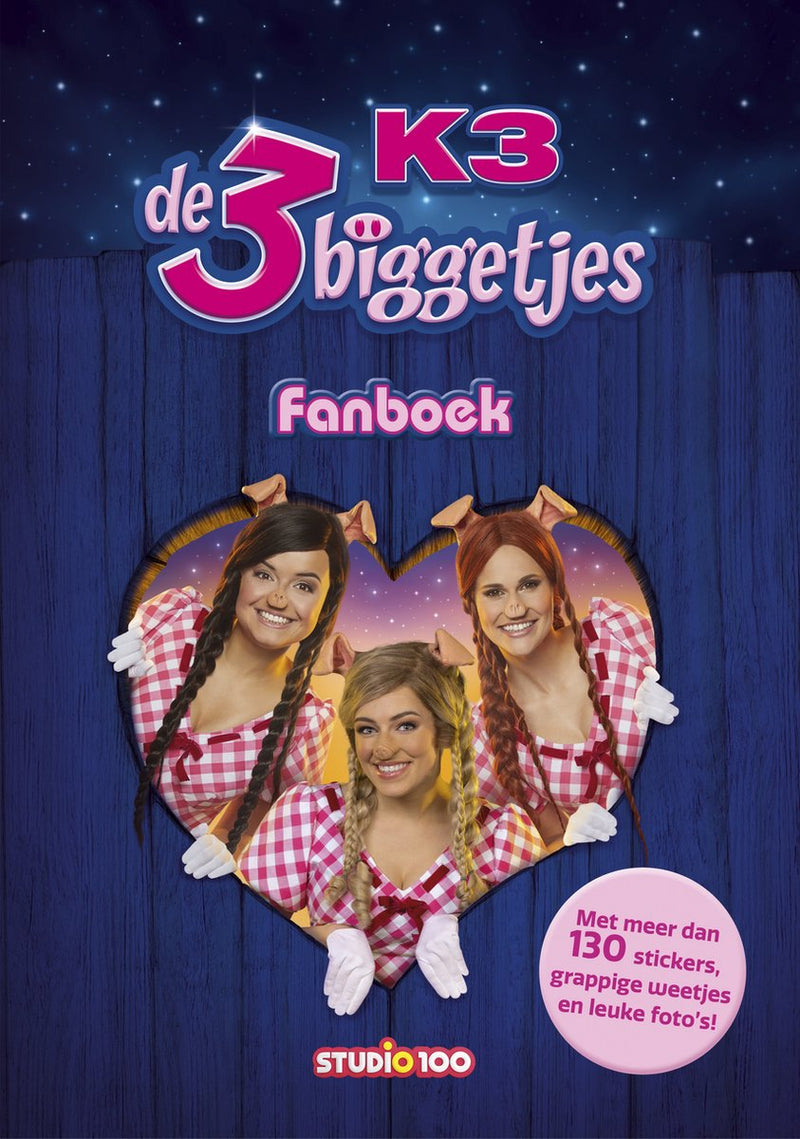 Afbeelding laden in galerijviewer, K3 : 3 biggetjes fanboek met stickers