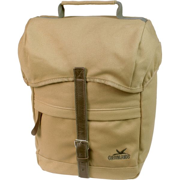 Load image into Gallery viewer, Greenlands enkele fietstas canvas travel 20 liter 30 x 37 x 17 cm - camel