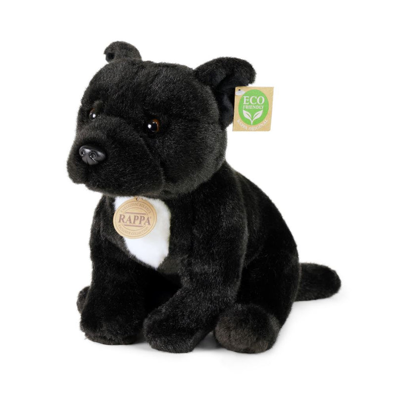 Afbeelding laden in galerijviewer, Pluche zwart stafford 30 cm eco-vriendel