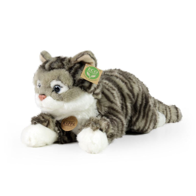 Chargez l'image dans la visionneuse de la galerie, Pluche grijze tabby kat 40 cm eco-vriend