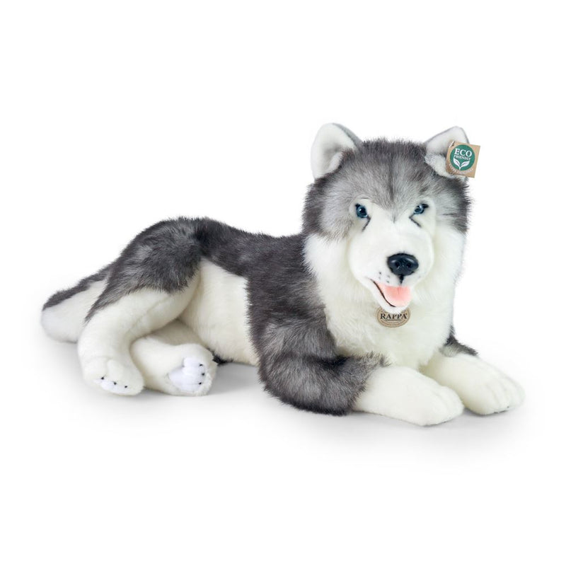 Chargez l'image dans la visionneuse de la galerie, Pluche husky hond 60 cm eco-vriendelijk