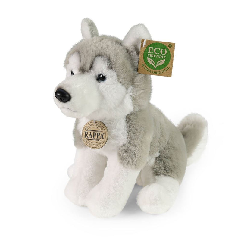 ギャラリービューアに画像をロードする, Rappa eco friendly serie - pluchen husky - 23 cm - zacht pluche - milieuvriendelijk