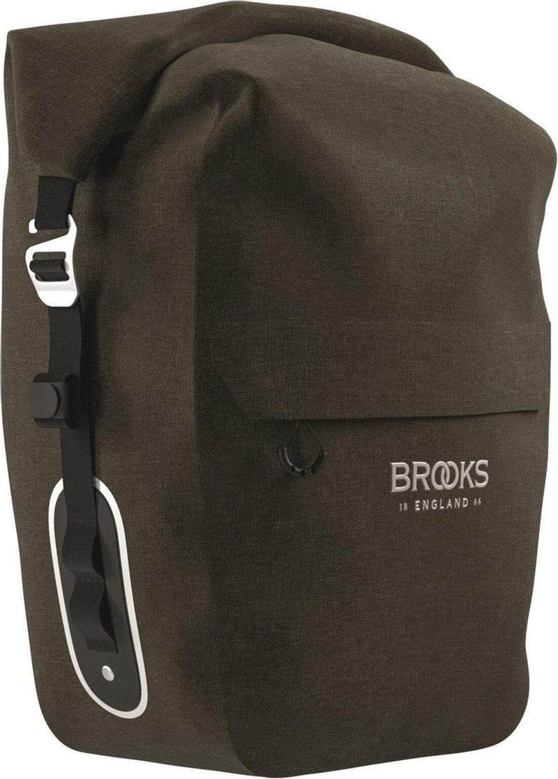 Afbeelding laden in galerijviewer, Brooks scape pannier - large (18-22l) - mud green