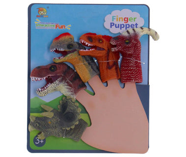 Laden Sie das Bild in Galerie -Viewer, Vingerpopen dino | 4 stuks