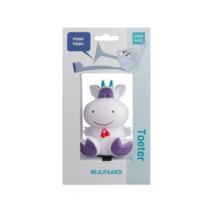 Load image into Gallery viewer, Fiets hupe pexkids nippopotamus - paars
