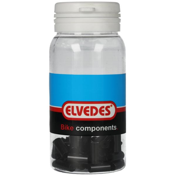 Load image into Gallery viewer, Elvedes kabeleindhoedjes voor ot-rs900 van ø3,65 to ø5.5mm x 12mm - zwart (50 stuks)